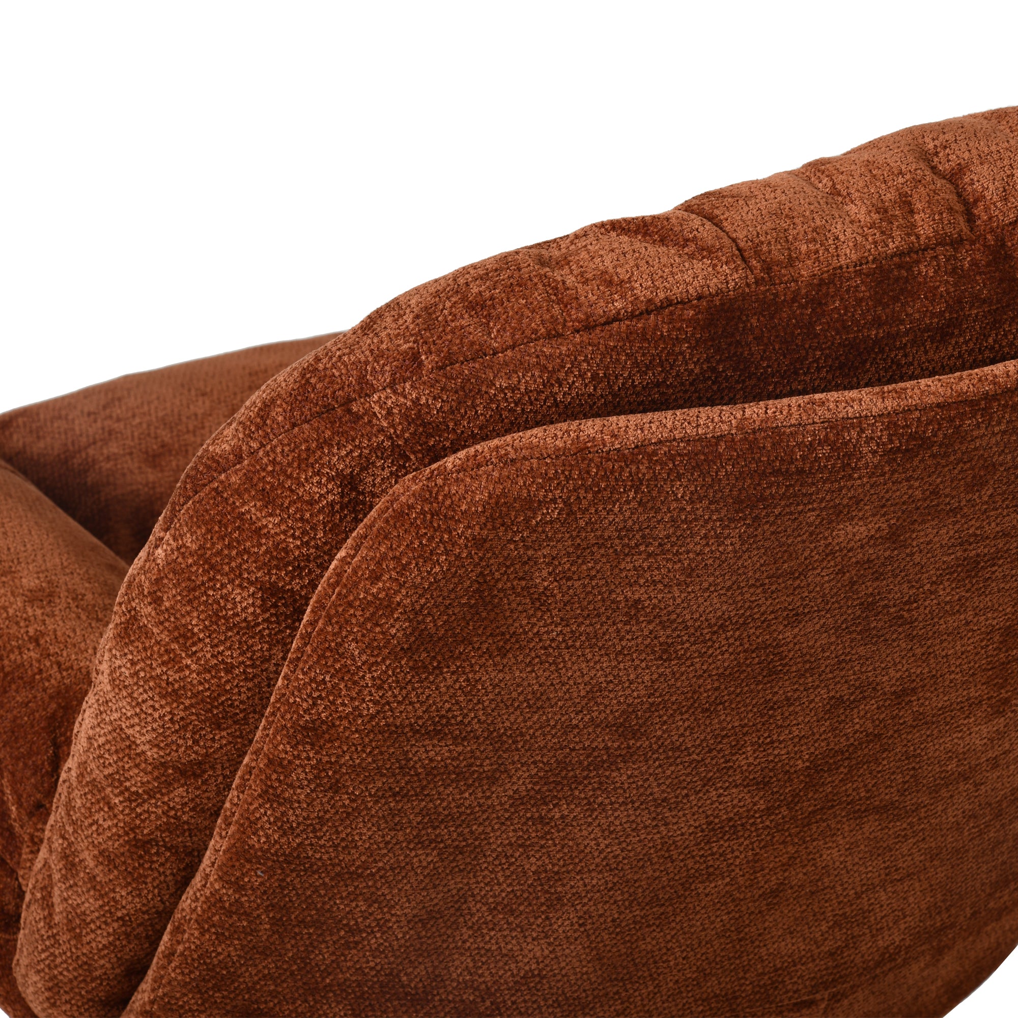Homy Casa LITHOPS RED Rock Chair Modern Fabric Armchair for Living Room, Bedroom, Office