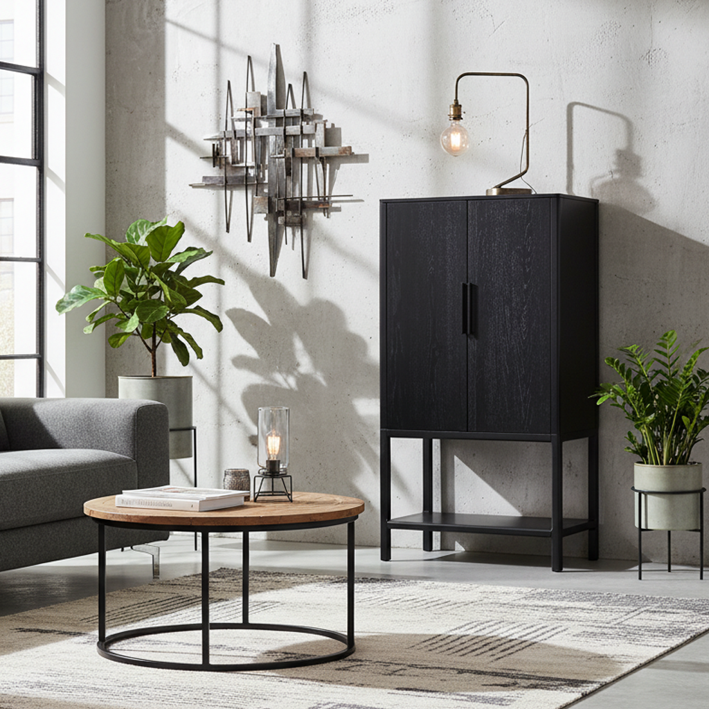 Storage Cabinet Multi-Shelf Tall Cupboard