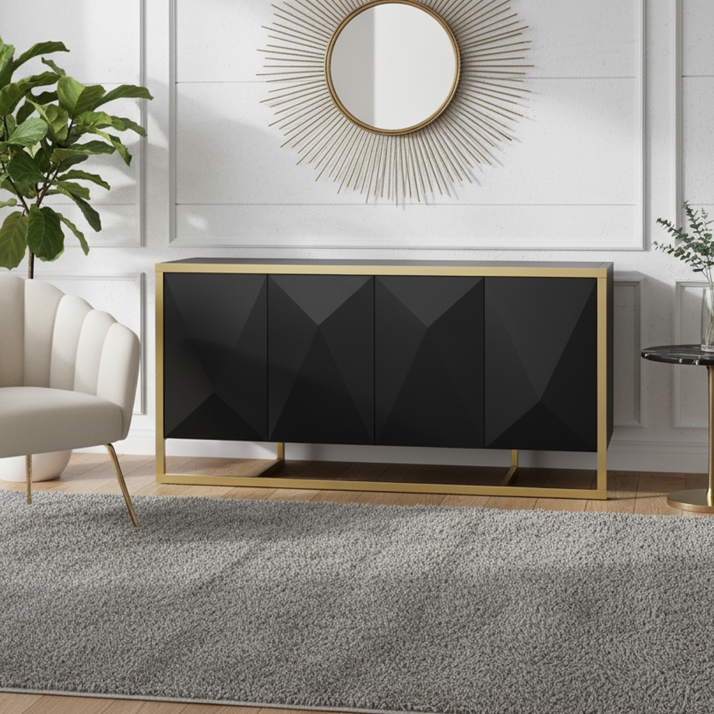 Toledo Modern Sideboard Buffet Cabinet