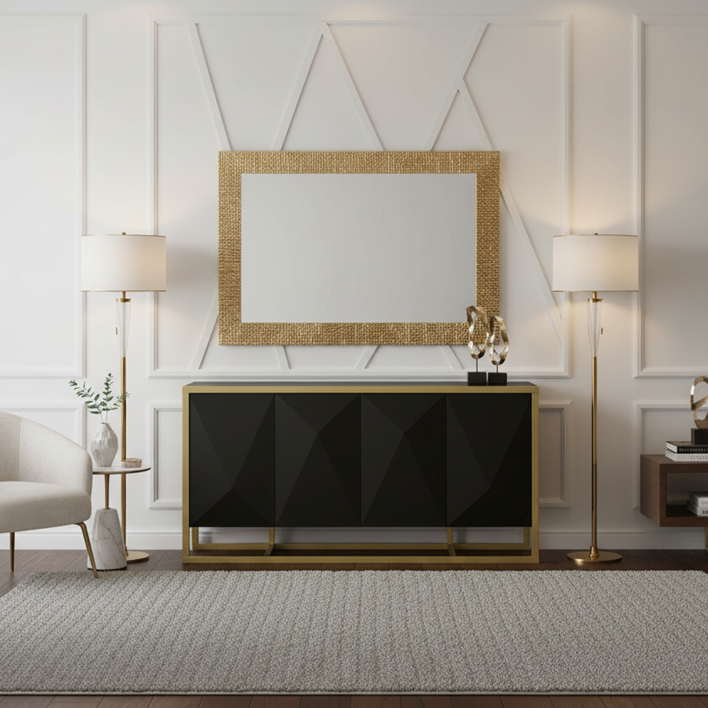 Toledo Modern Sideboard Buffet Cabinet