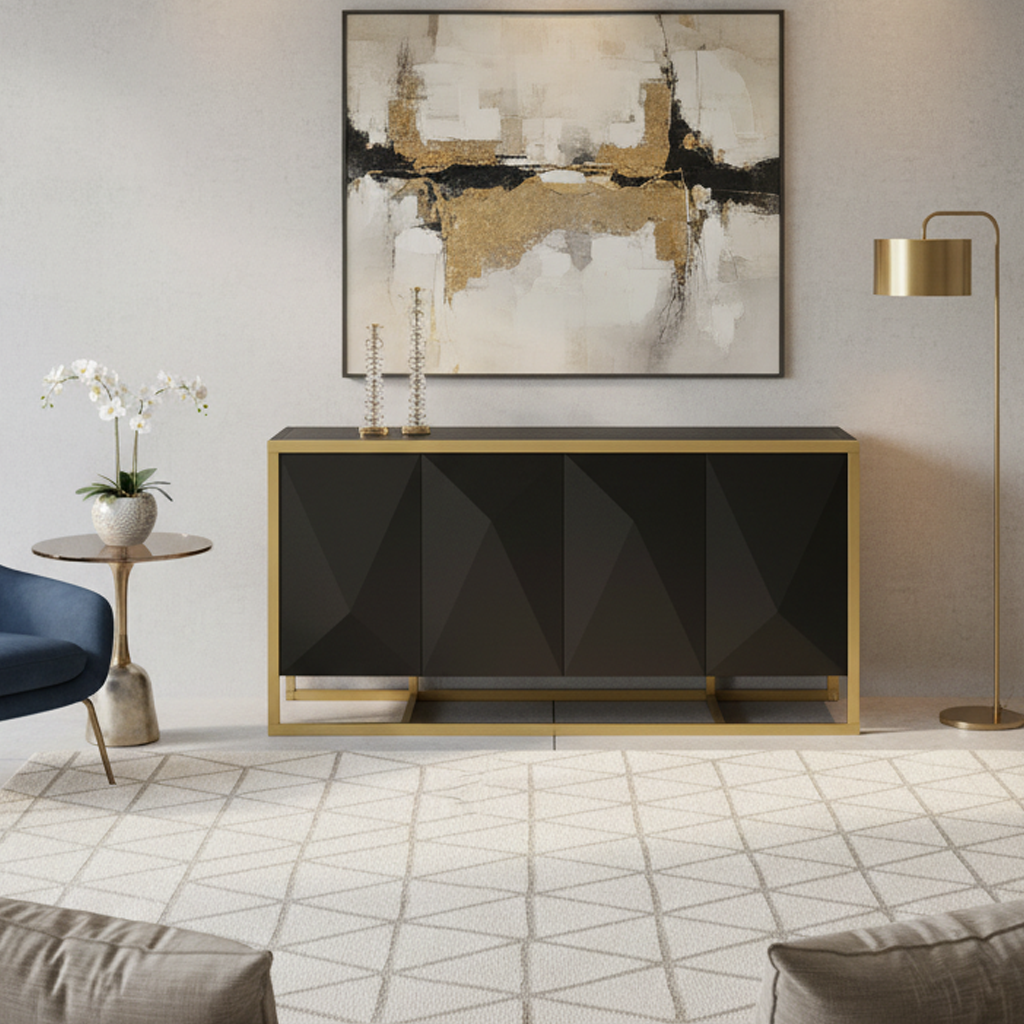 Toledo Modern Sideboard Buffet Cabinet