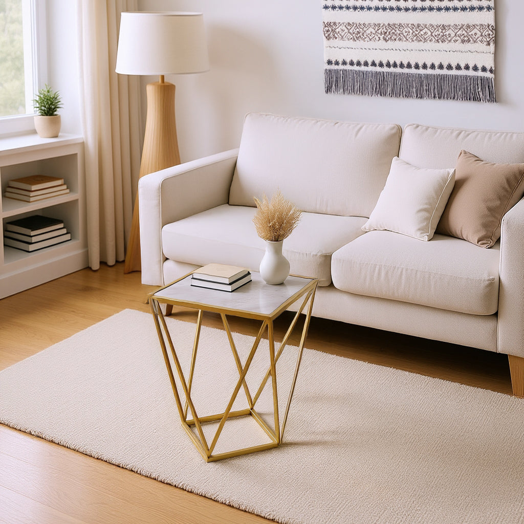 Reims Geometric Side Table