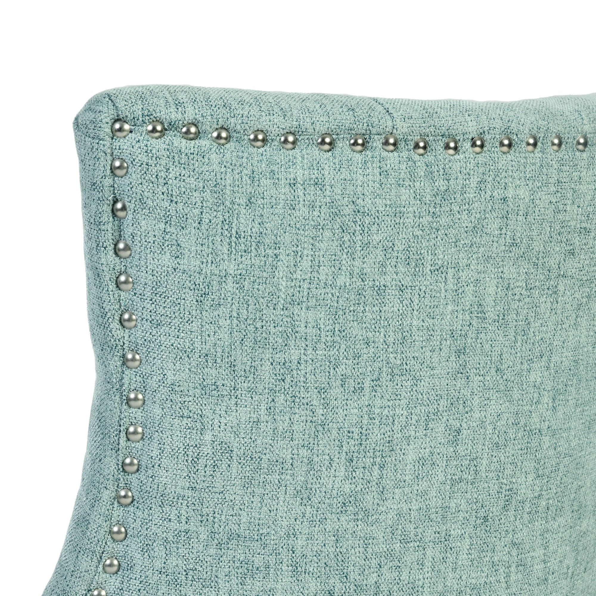 NUTTON Upholstered Tufted Back Dining Chair Set of 2 with Curved Legs