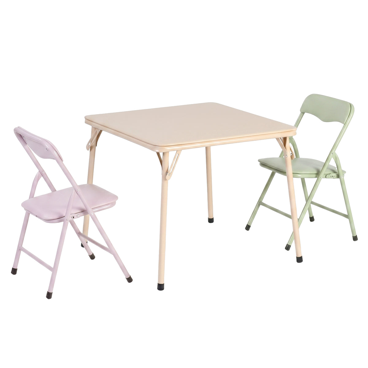 Homy Casa Page V2 24" Small Table and Two Chairs, Three Piece Activity Set