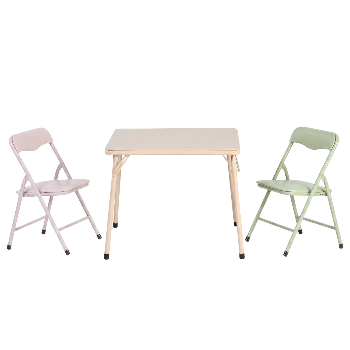 Homy Casa Page V2 24" Small Table and Two Chairs, Three Piece Activity Set