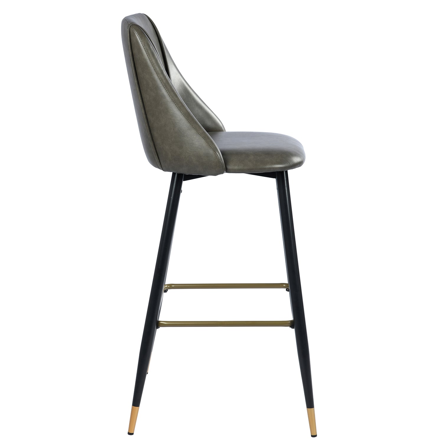 Smeg Modern Counter/ Bar Stool with Pu Cover for Bar set in Kitchen