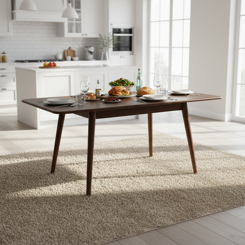 Bergen 78" Wood Rectangular Dining Table