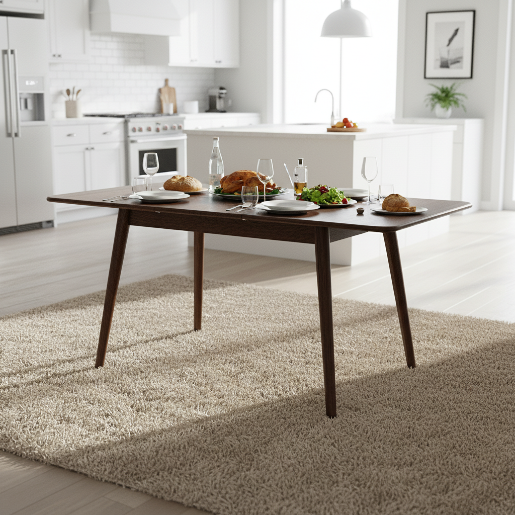 Bergen 78" Wood Rectangular Dining Table
