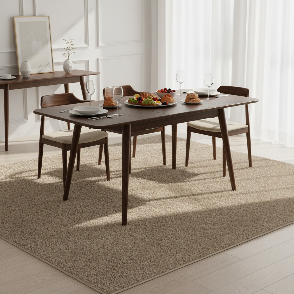 Bergen 78" Wood Rectangular Dining Table