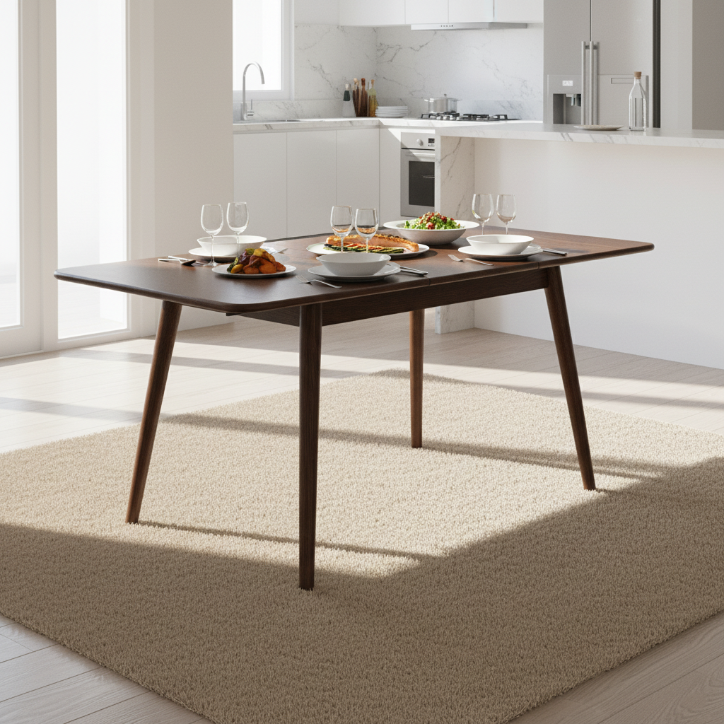 Bergen 78" Wood Rectangular Dining Table