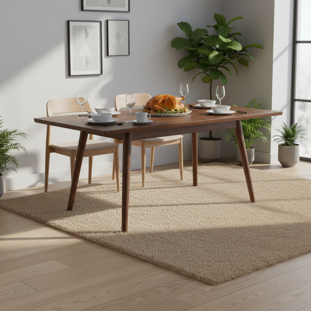 Bergen 78" Wood Rectangular Dining Table