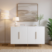 Jaipur 56" 4-Door Sideboard with Gold Handles