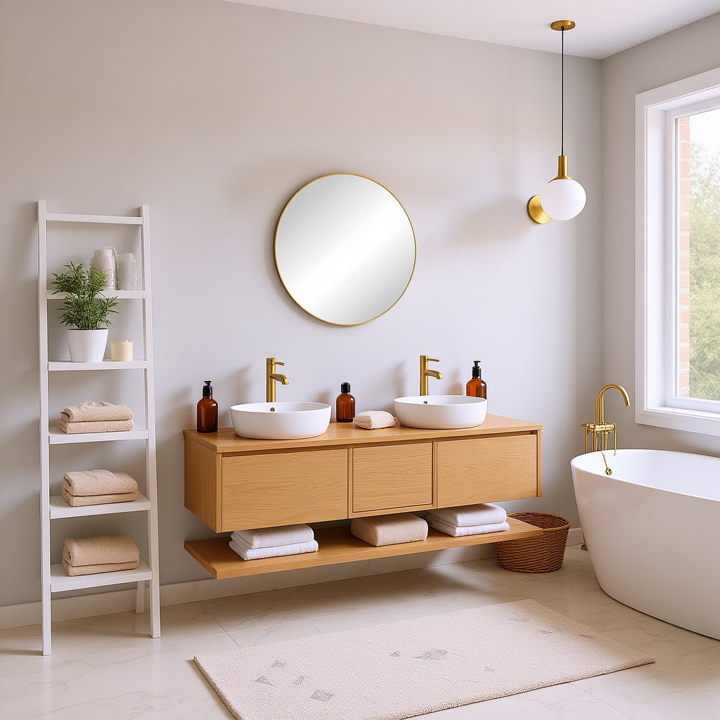 Aperture 42" Round Wall Mirror
