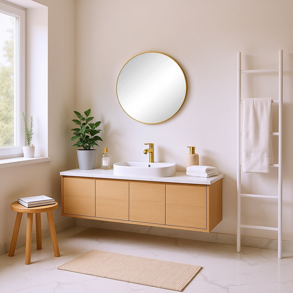 Aperture 42" Round Wall Mirror