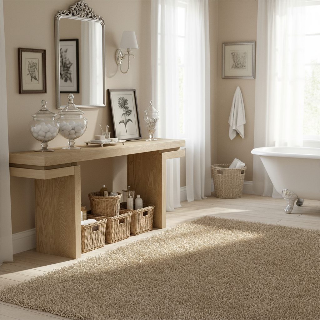 Portico 66" Wooden Console Table