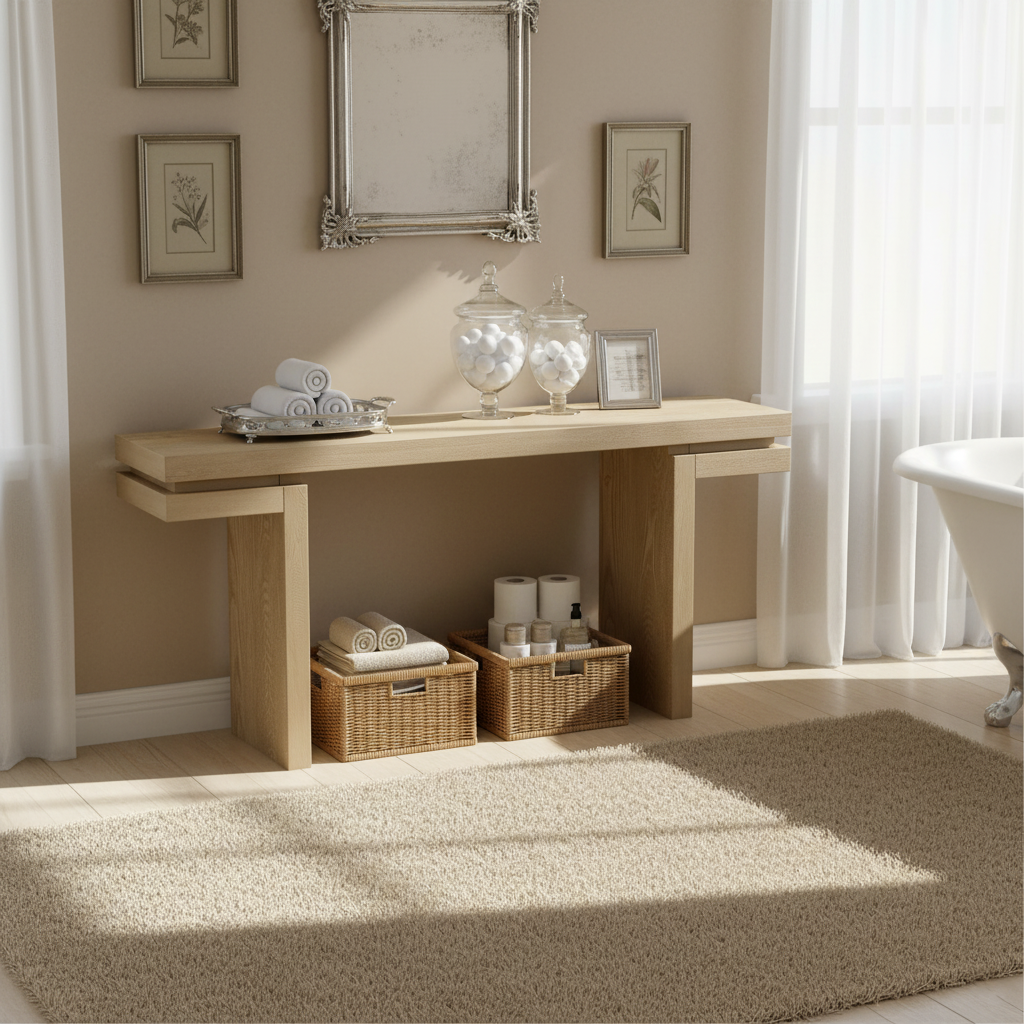 Portico 66" Wooden Console Table