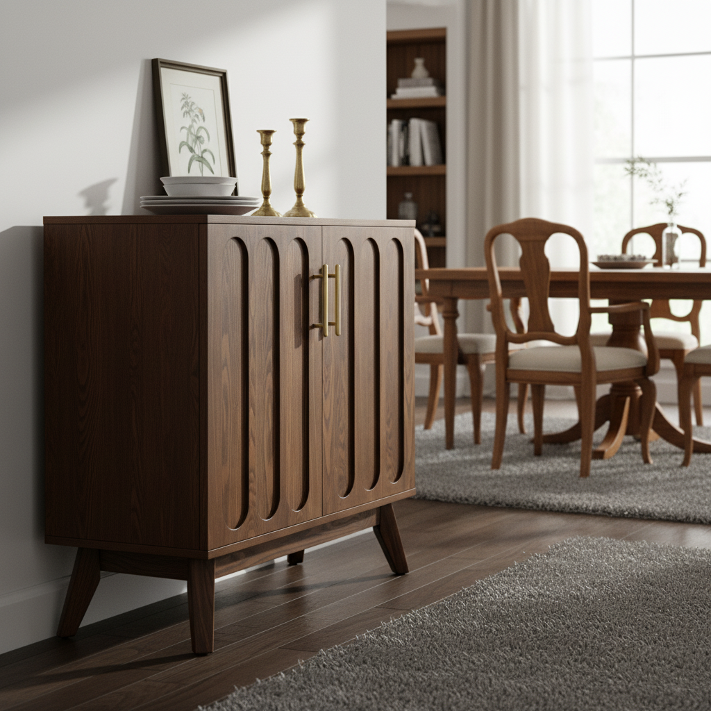 Cordoba Mid Century Sideboard Storage Cabinet