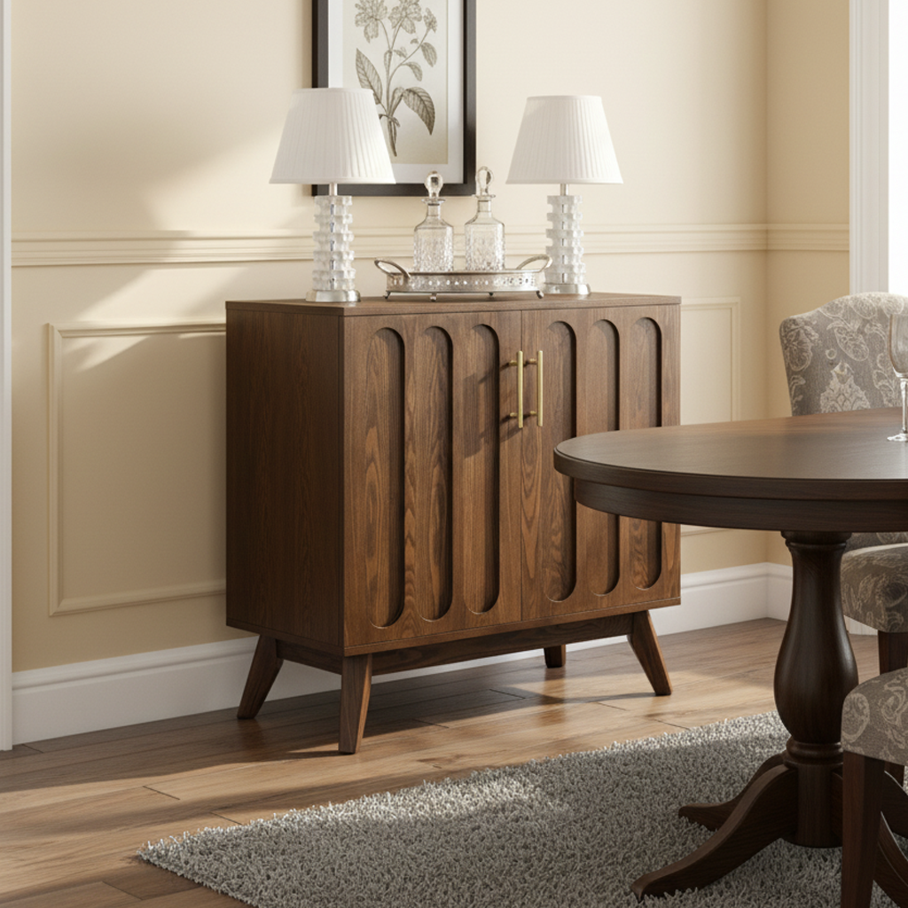 Cordoba Mid Century Sideboard Storage Cabinet