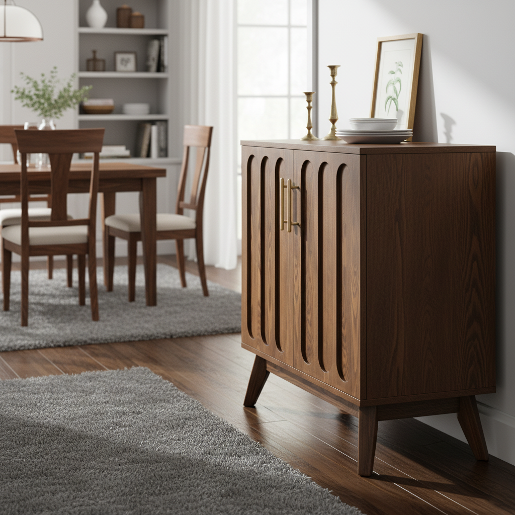 Cordoba Mid Century Sideboard Storage Cabinet