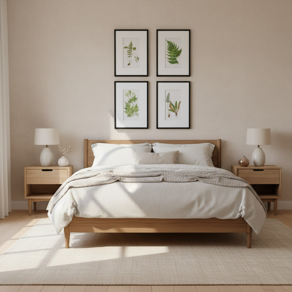 Maidenhair Botanical Wall Art, Set of 4 (20"×28")