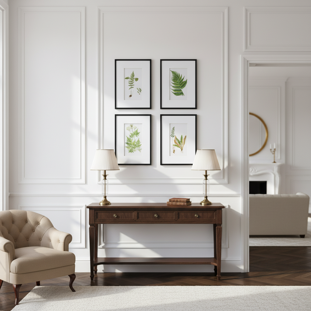 Maidenhair Botanical Wall Art, Set of 4 (20"×28")