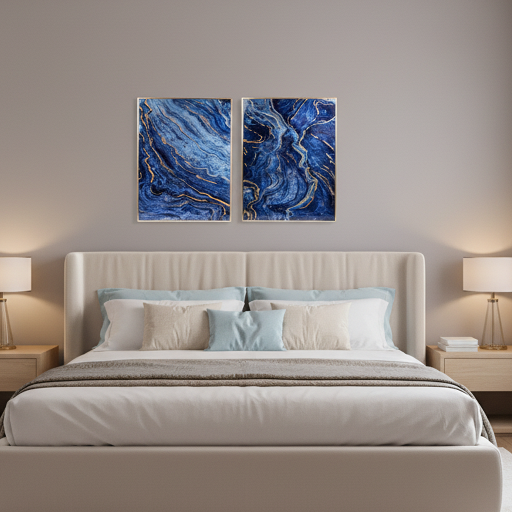 Azalea Marble Wall Art Set of 2