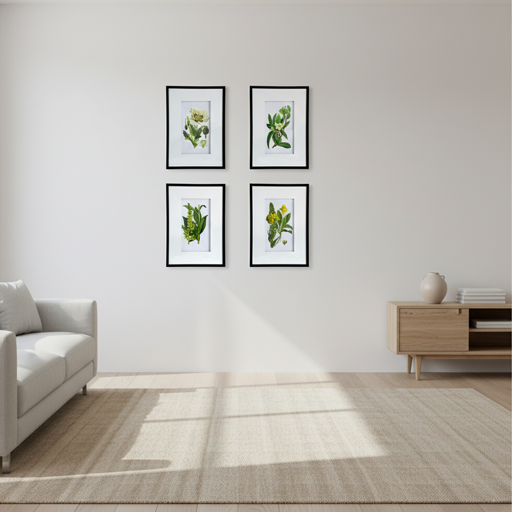 Eucalyptus Botanical Wall Art, Set of 4 (20"×28")
