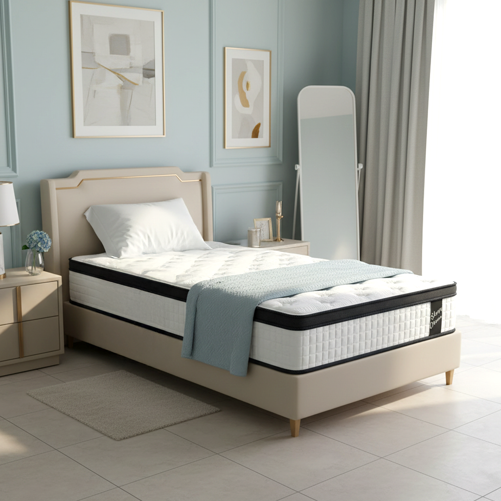 Luna Hybrid Memory Foam Mattress 12 Inch 7-Zone Pocket Spring