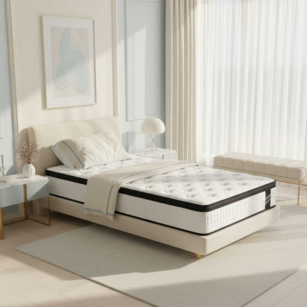 Luna Hybrid Memory Foam Mattress 12 Inch 7-Zone Pocket Spring