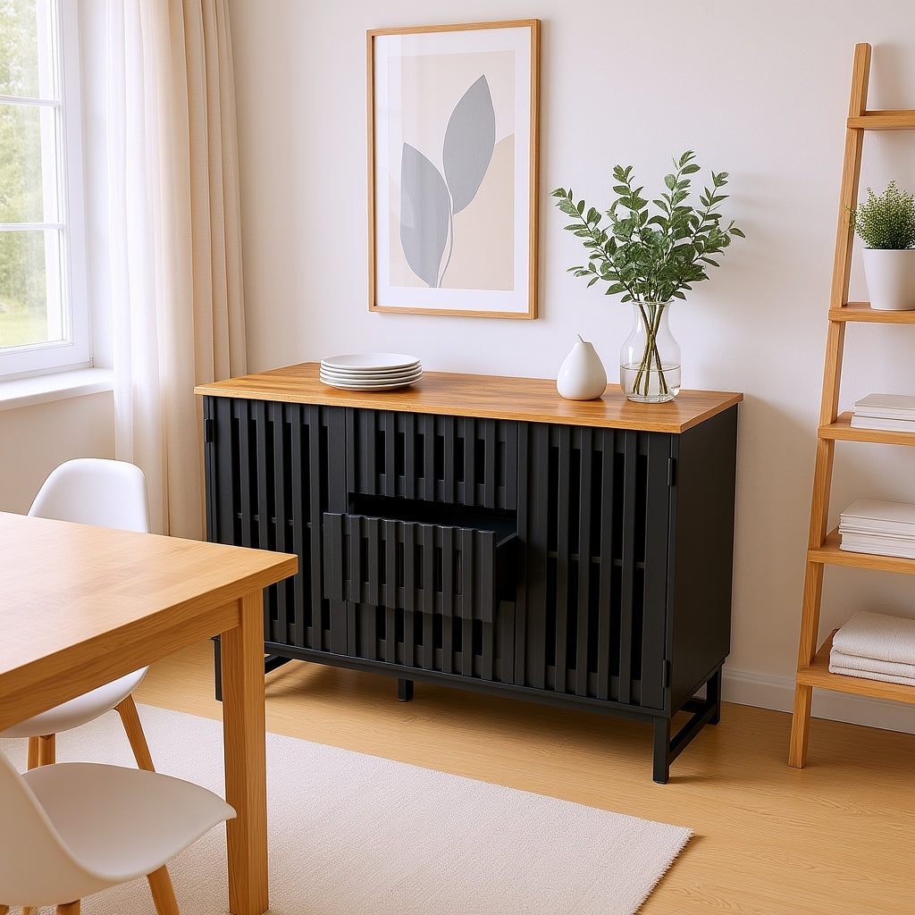 Dresden 2 Door Sideboard Storage Cabinet with 3 Drawers