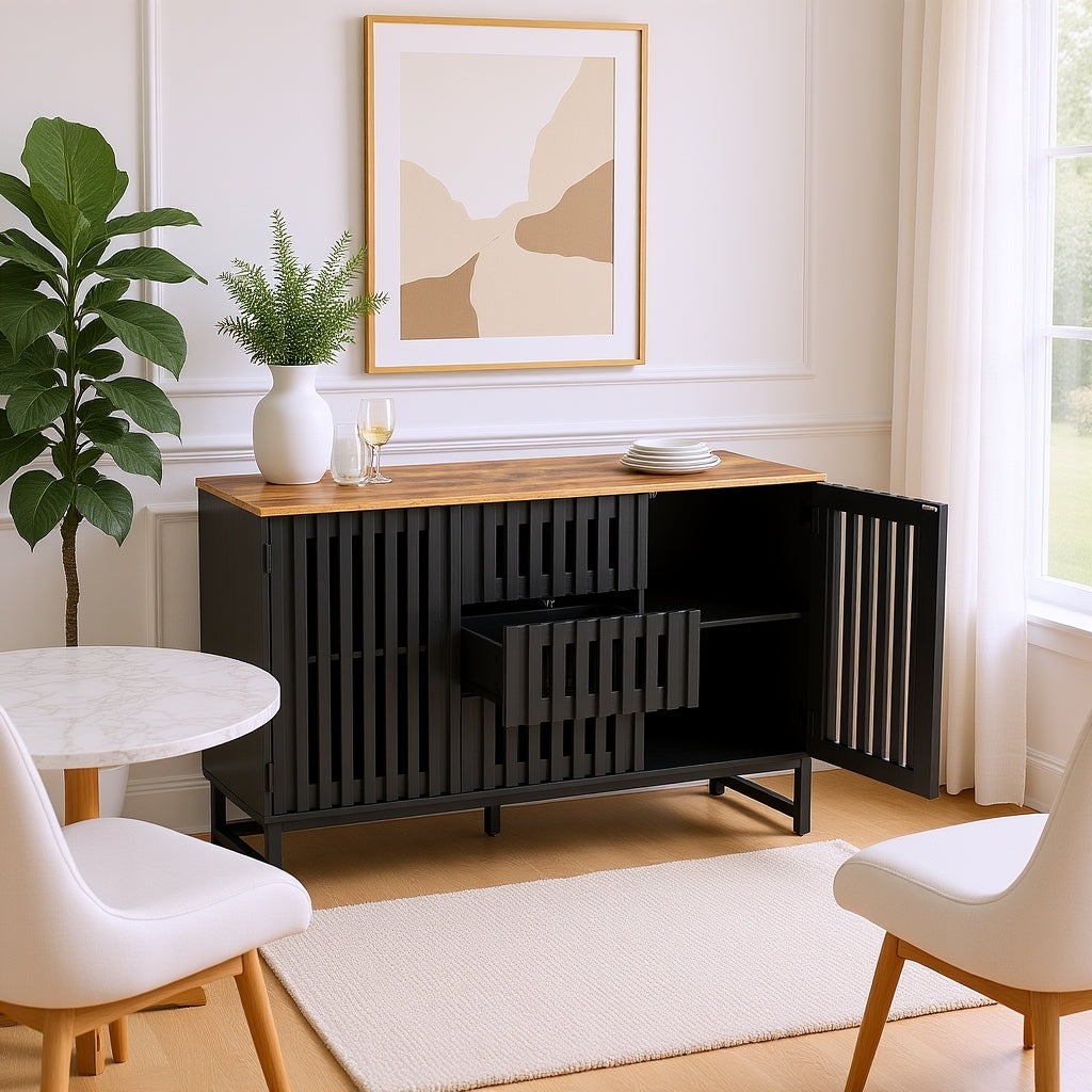 Dresden 2 Door Sideboard Storage Cabinet with 3 Drawers
