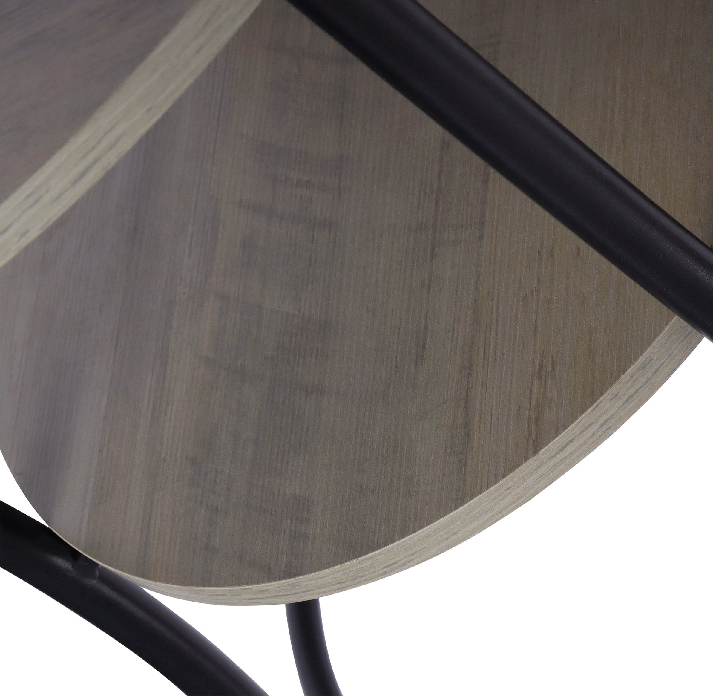 Jago 21.6” Round End Table, Compact Side Table for Living Spaces
