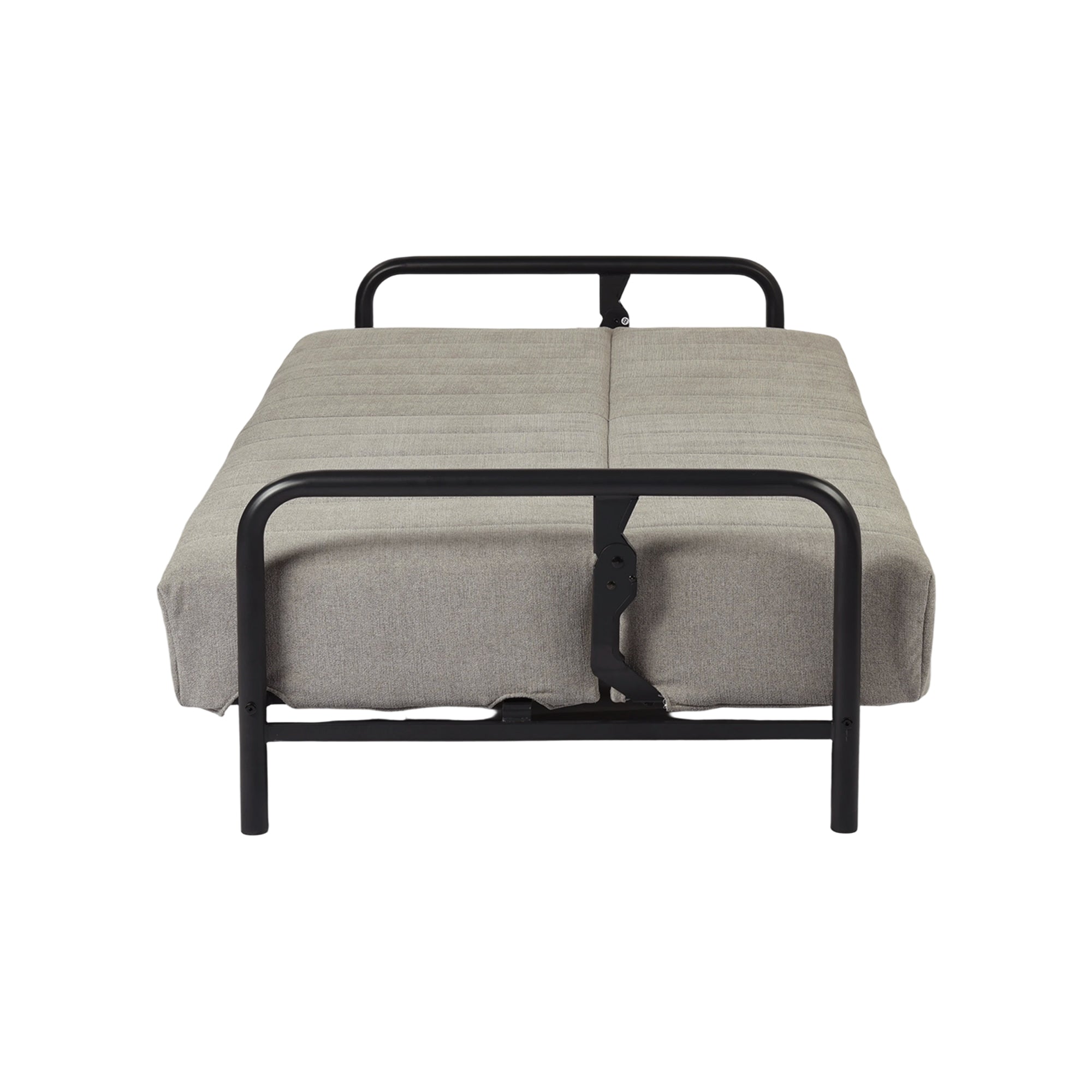 CLICKO 78.7" Modern Cream Fabric 3-Seat Sofa with Adjustable Backrest