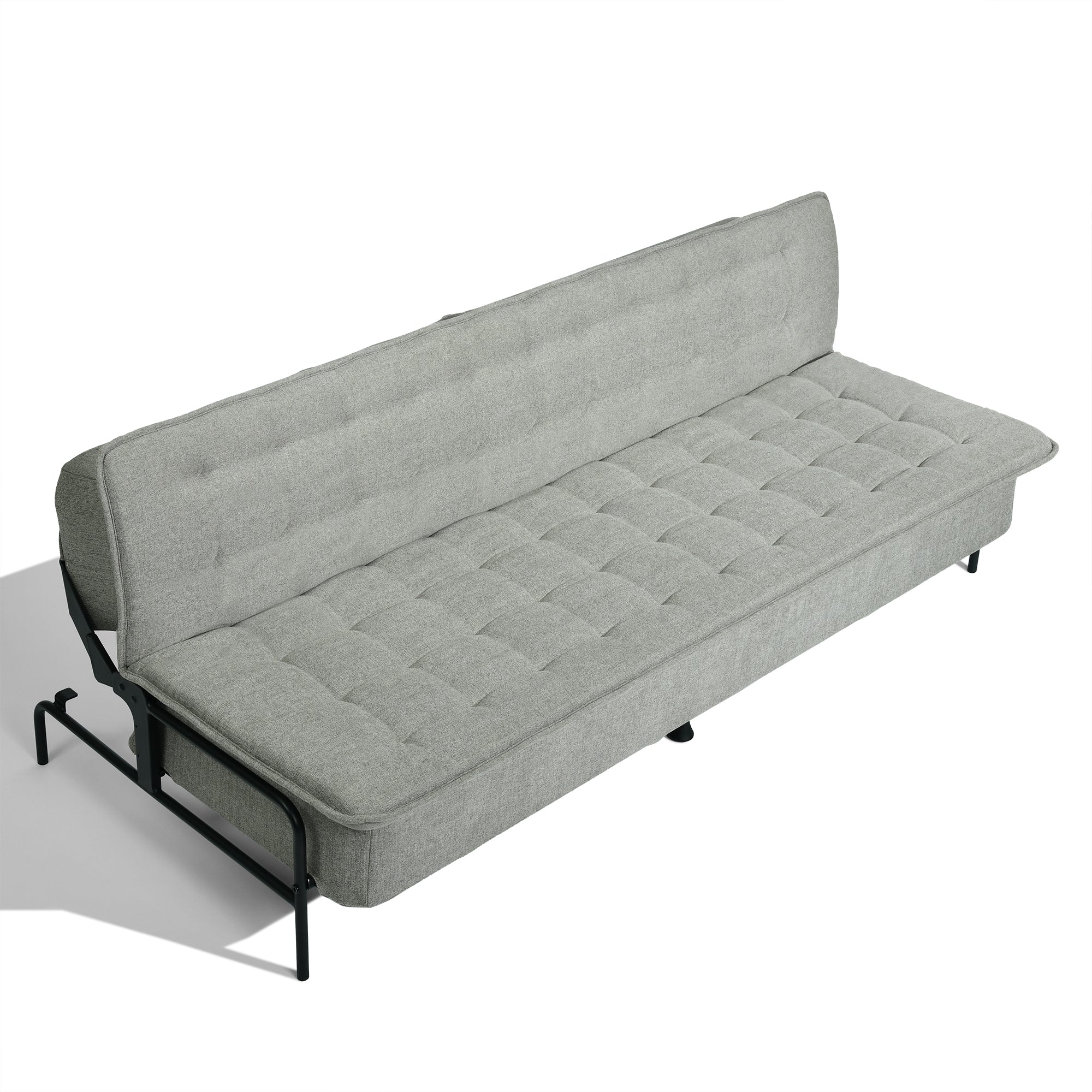 Homy Casa JAKO 77" 3 Seater Sofa Bed Convertible Sleeper, Grey