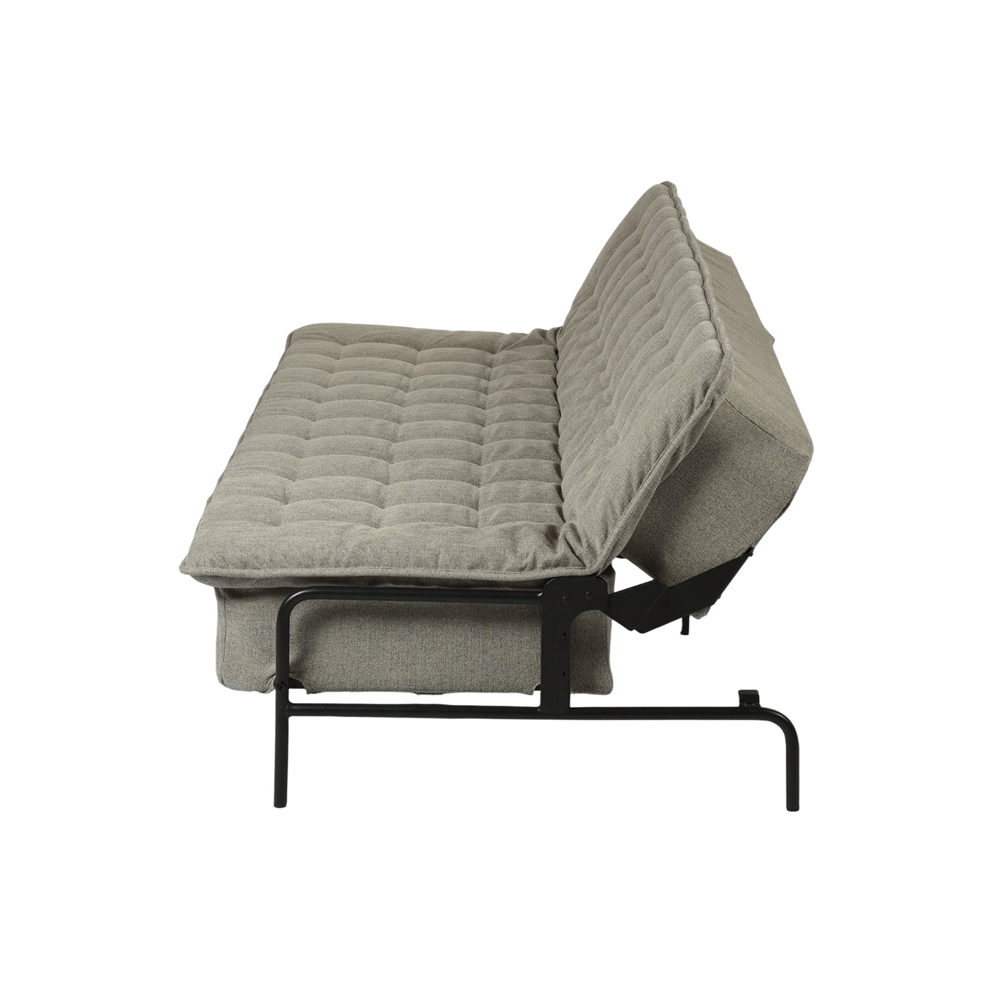 JAKO 76.8" Modern Fabric 3-Seat Sofa with Adjustable Backrest and Spring Cushion