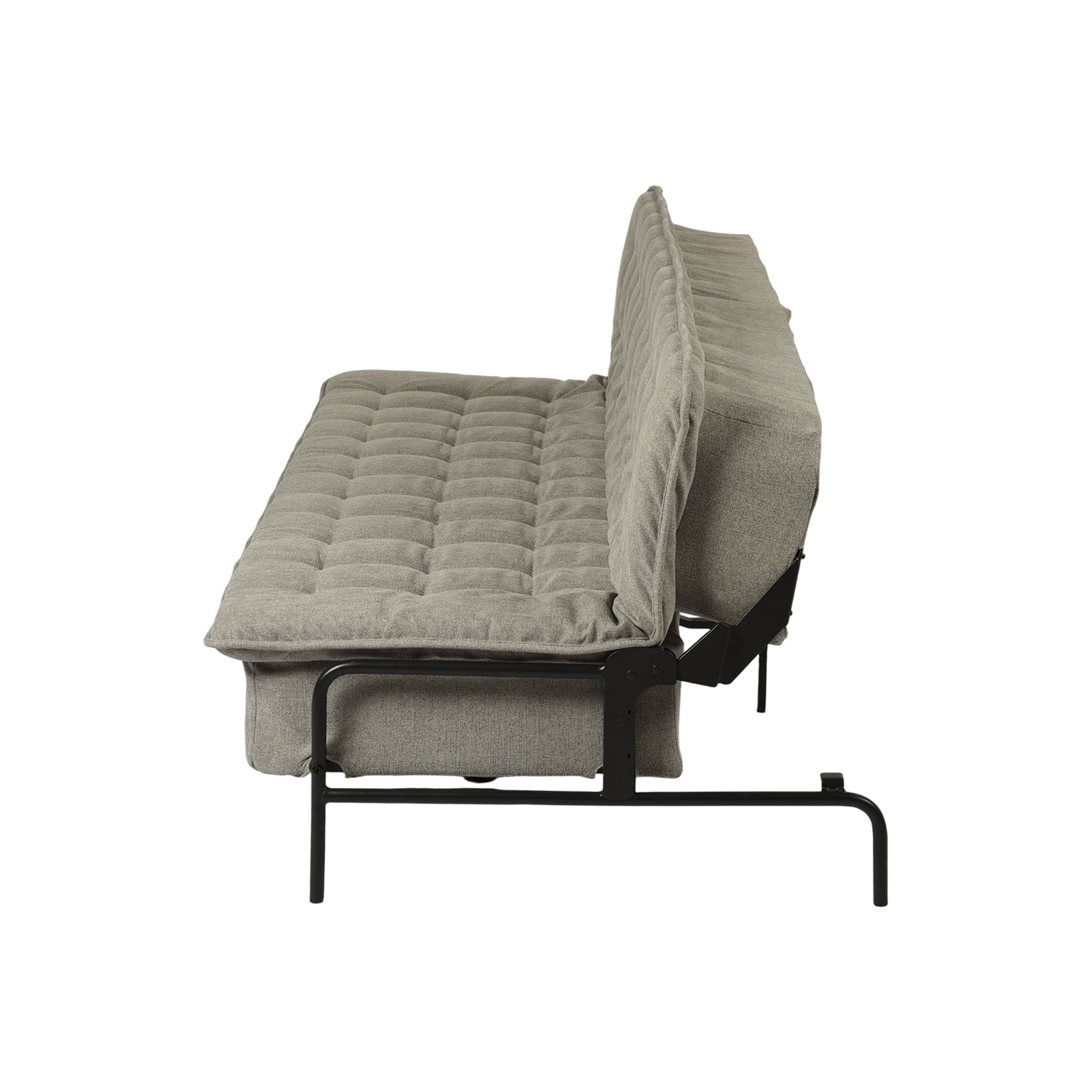 JAKO 76.8" Modern Fabric 3-Seat Sofa with Adjustable Backrest and Spring Cushion