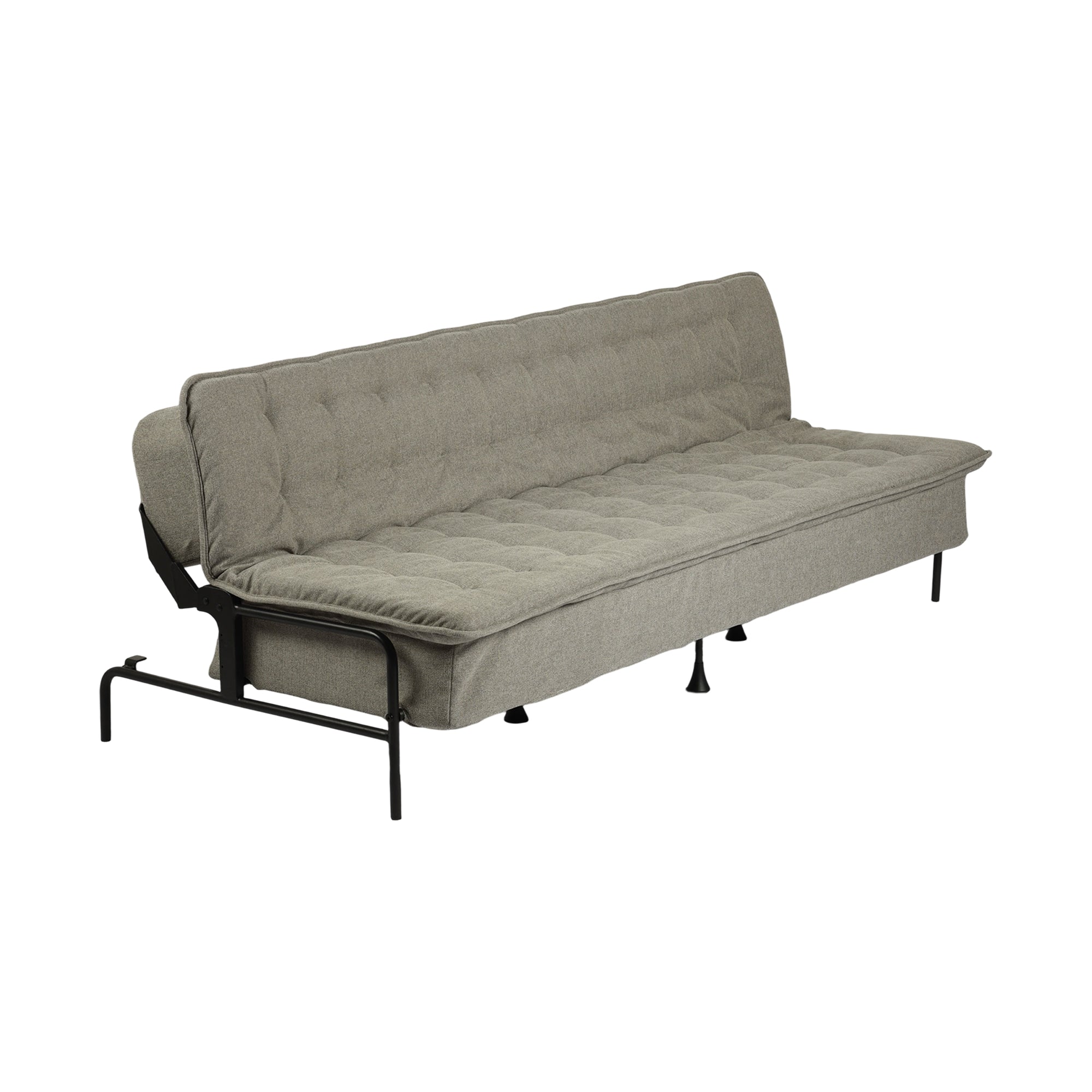 JAKO 76.8" Modern Fabric 3-Seat Sofa with Adjustable Backrest and Spring Cushion