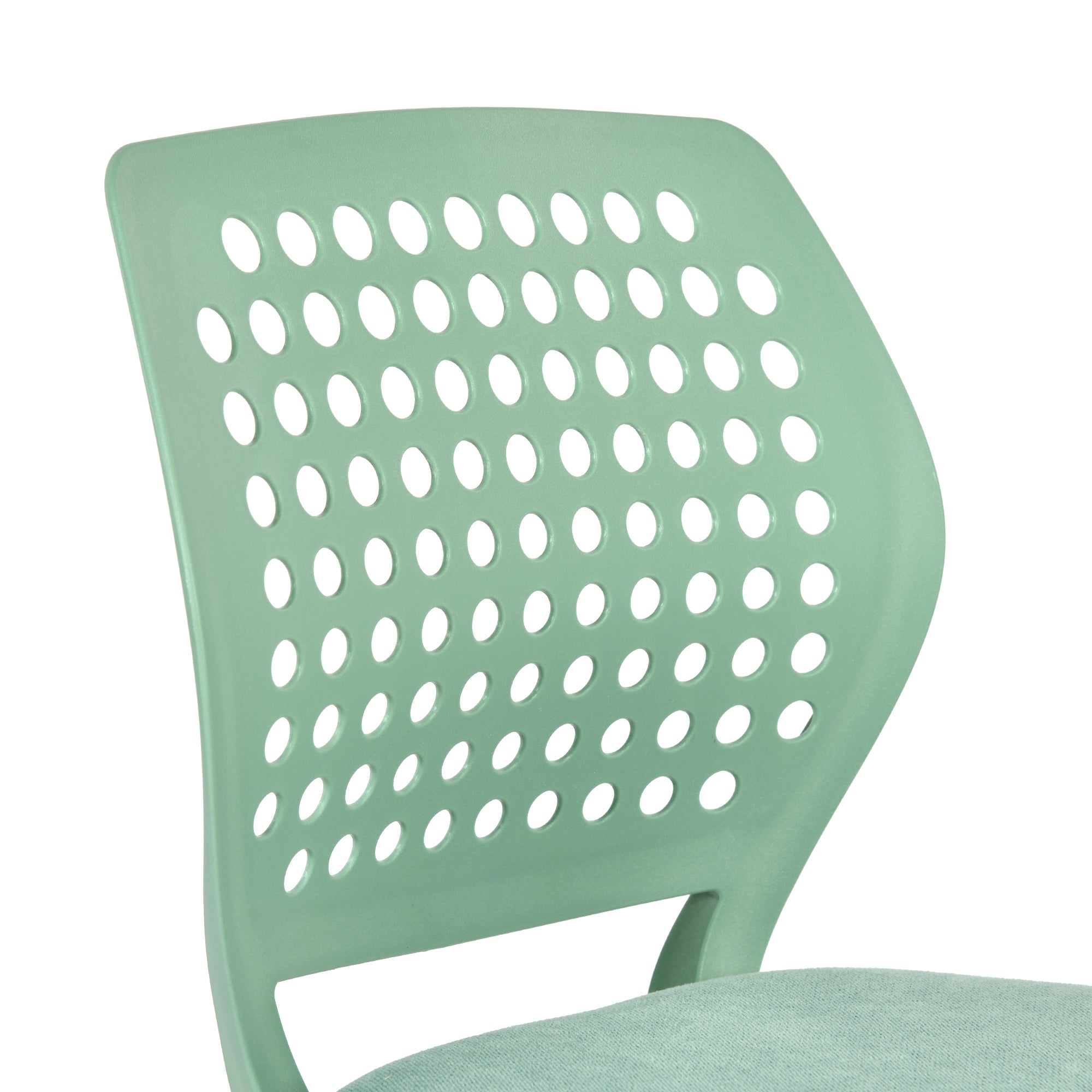 JAVIS Kids Desk Chair, Adjustable Swivel Task Chair with Wheels, Ventilated Back & Padded Seat, Aqua