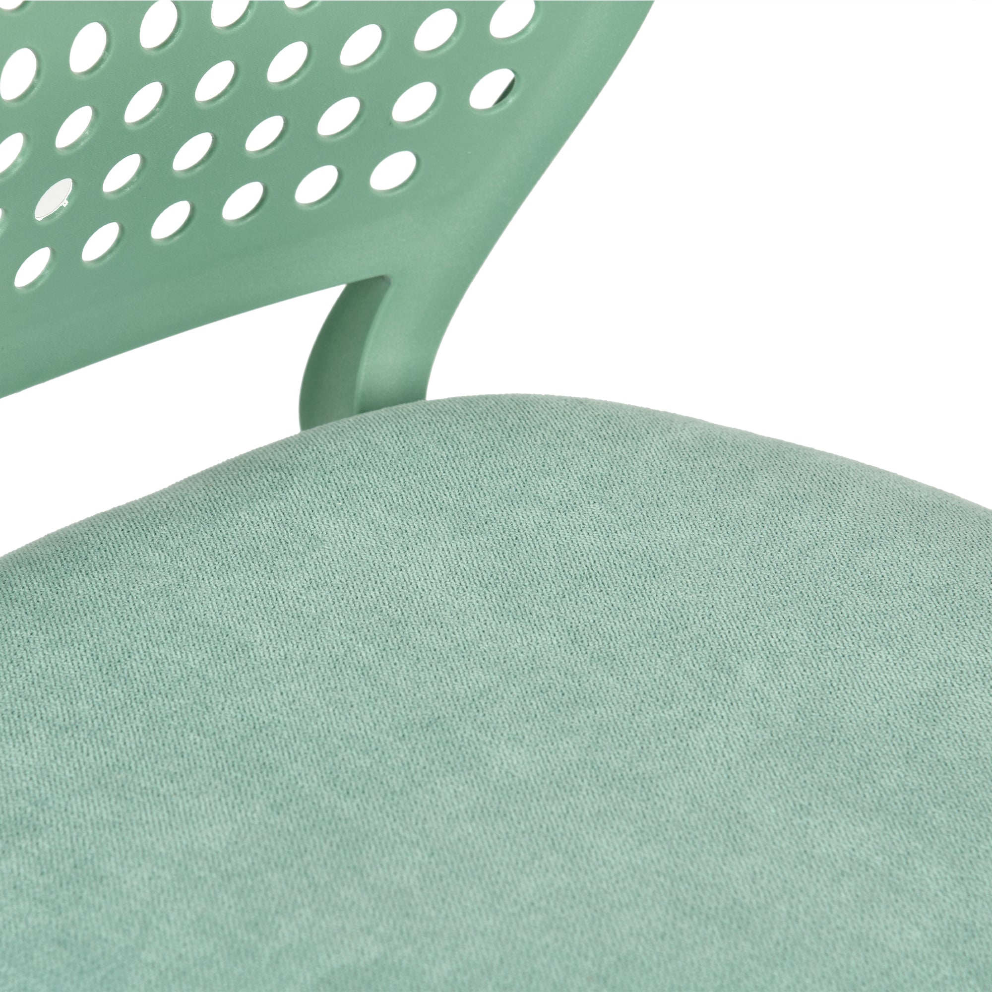 JAVIS Kids Desk Chair, Adjustable Swivel Task Chair with Wheels, Ventilated Back & Padded Seat, Aqua