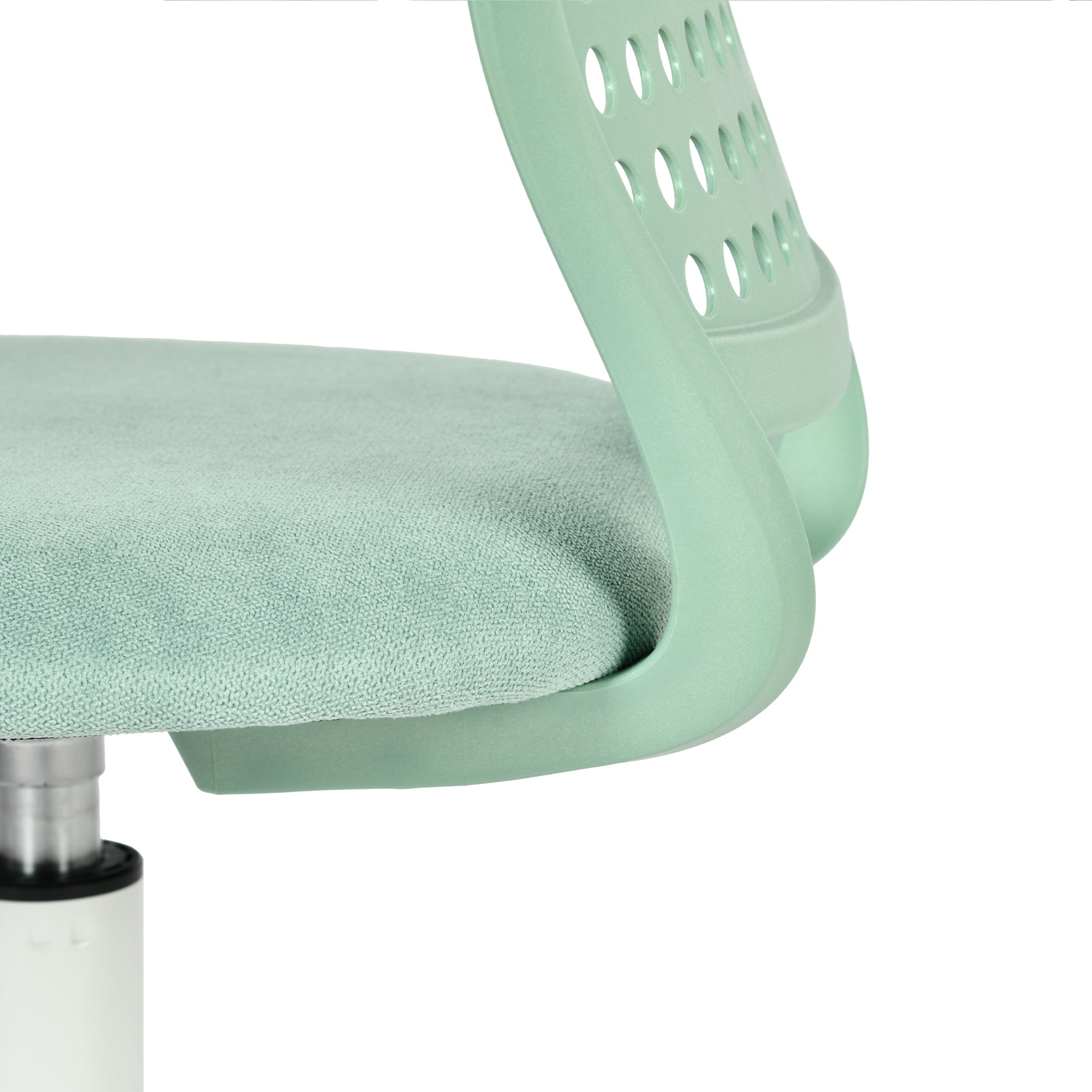 JAVIS Kids Desk Chair, Adjustable Swivel Task Chair with Wheels, Ventilated Back & Padded Seat, Aqua