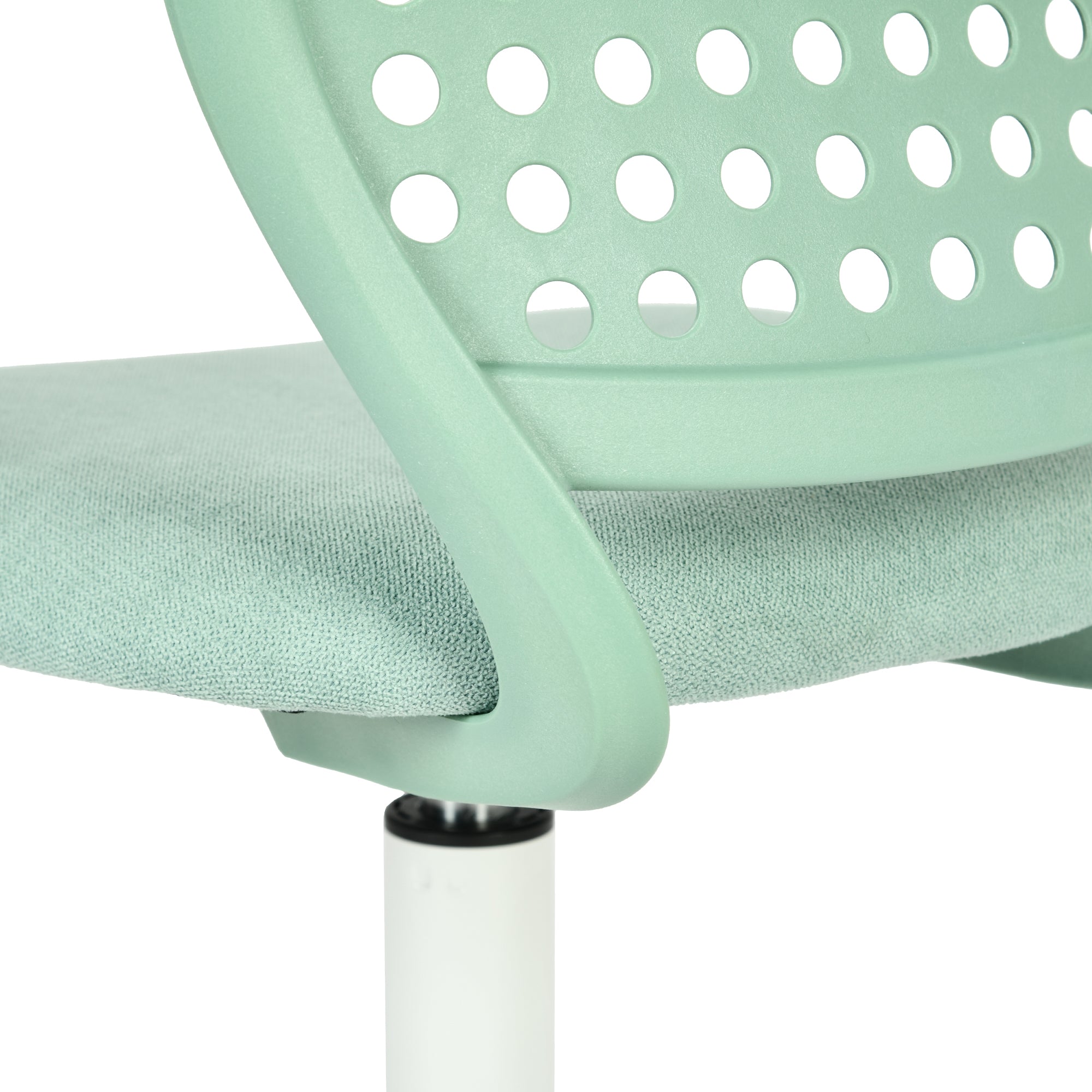 JAVIS Kids Desk Chair, Adjustable Swivel Task Chair with Wheels, Ventilated Back & Padded Seat, Aqua