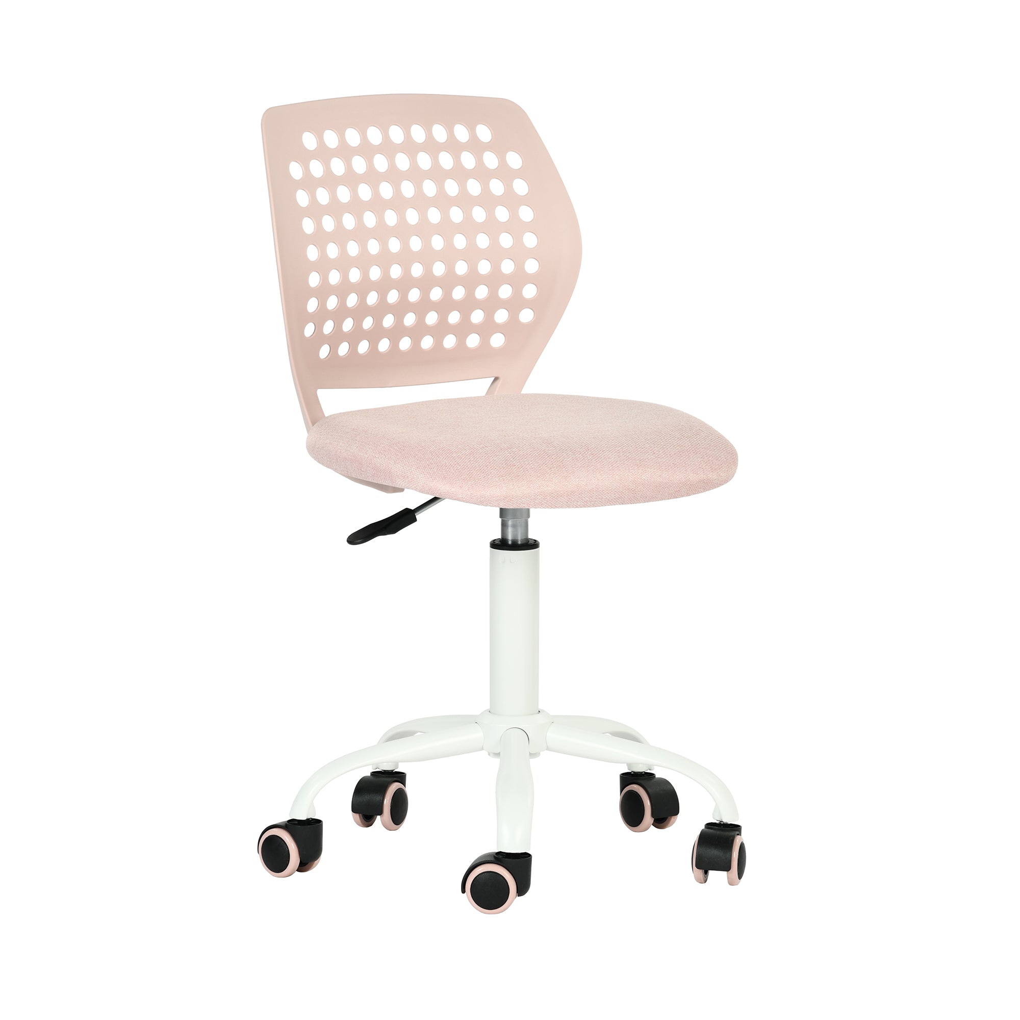 JAVIS Kids Desk Chair, Adjustable Swivel Task Chair with Wheels, Ventilated Back & Padded Seat, Aqua