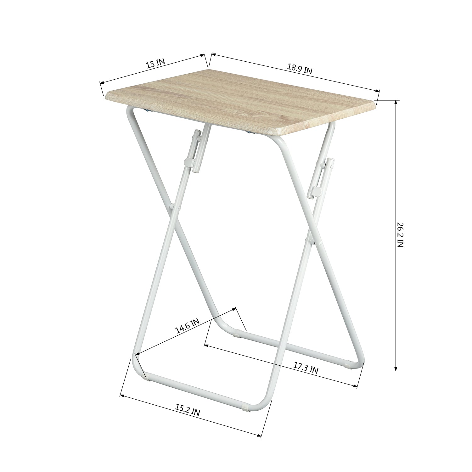 Open Box Homy Casa JOEY WOOD 2PCS A "18.9 x 14.96 x 25.98 in" Compact Student Desk Set for Home and Office
