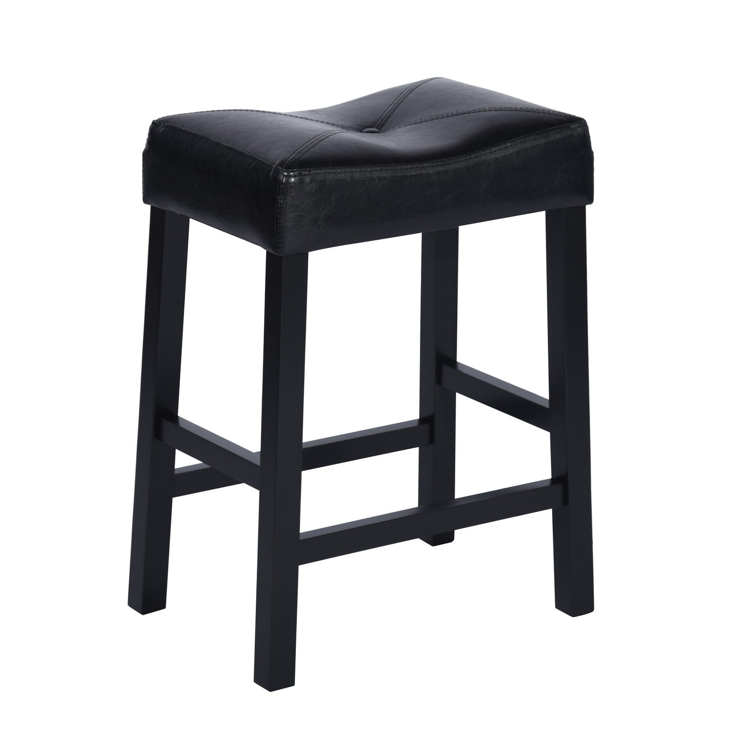 Homy Casa KAYLA BLACK 3 PCS Bar Set Kitchen & Dining Set Open Box