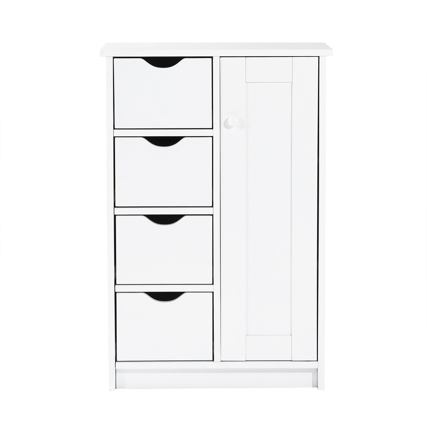 Homy Casa KUPCHAK Y 21.65" x 11.81" x 32.28" Shelving Unit for Home and Office Storage