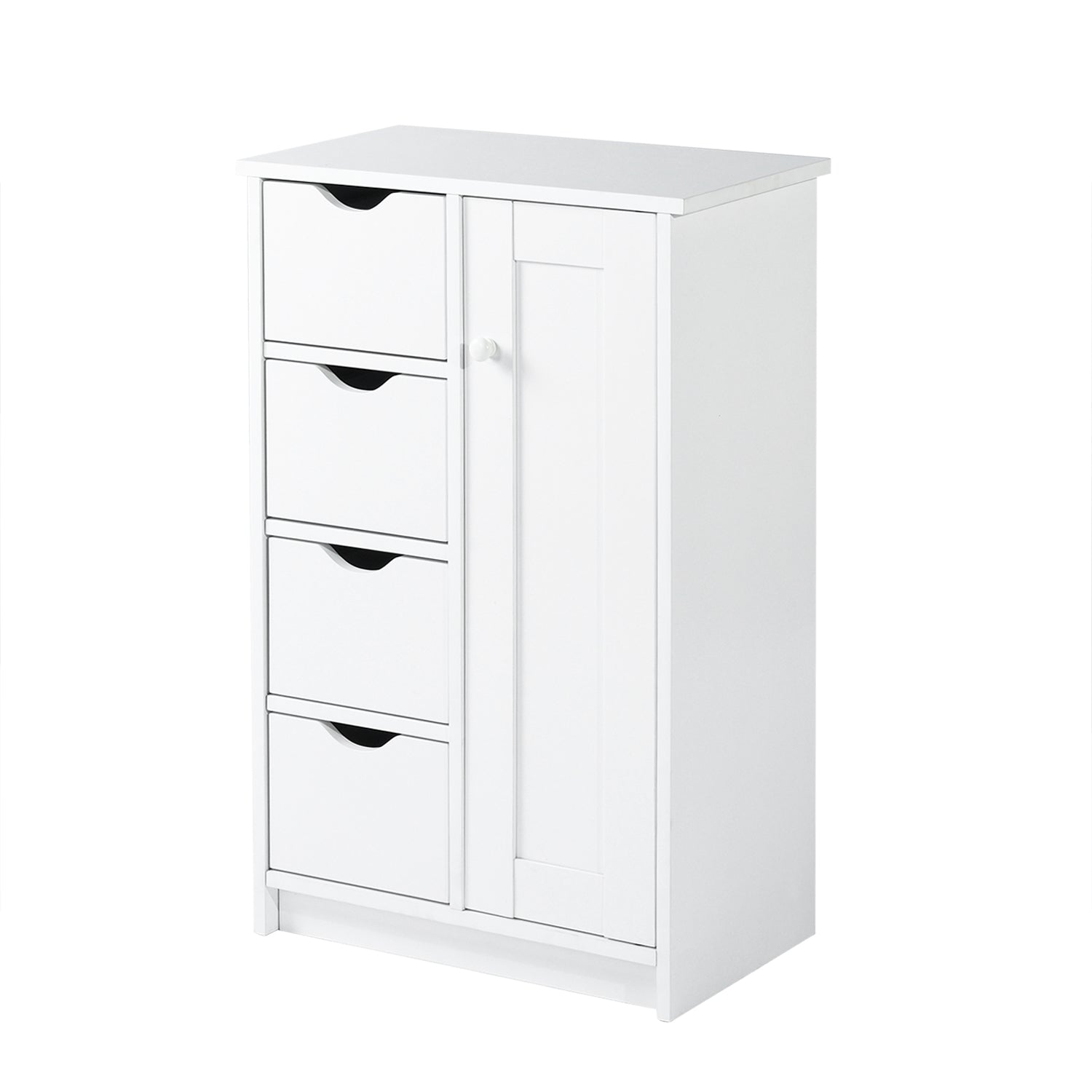 Homy Casa KUPCHAK Y 21.65" x 11.81" x 32.28" Shelving Unit for Home and Office Storage