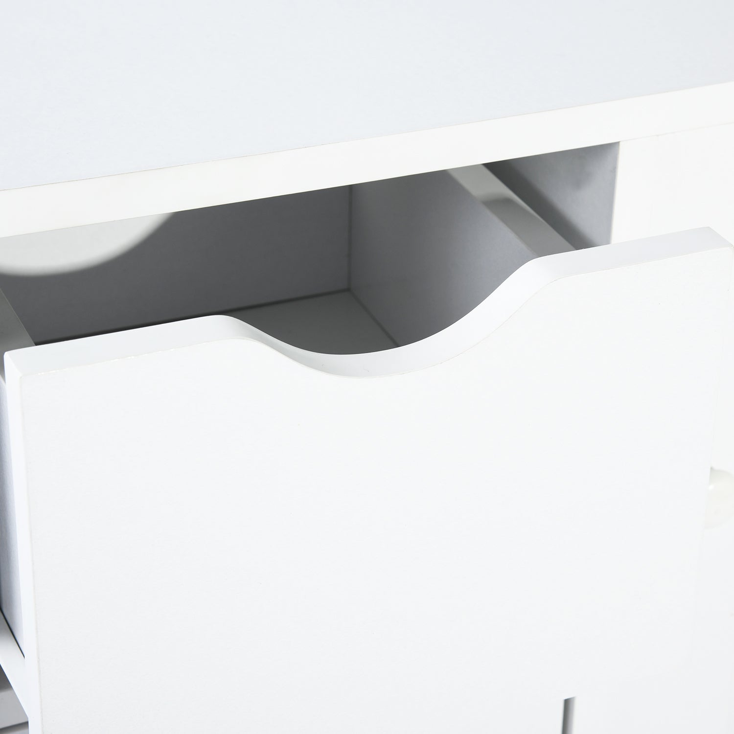 Homy Casa KUPCHAK Y 21.65" x 11.81" x 32.28" Shelving Unit for Home and Office Storage