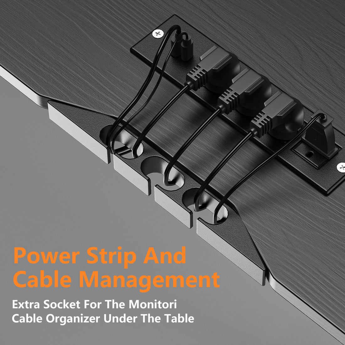 Built-In Desktop Power Outlet