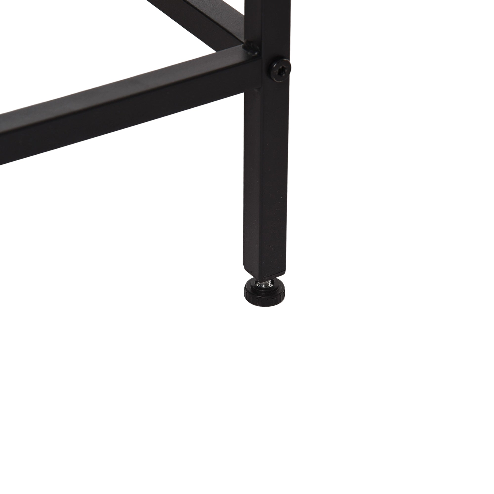 LABIN Single Laundry Hamper with Removable Bag and Rustic Wood Look Shelf, Black Steel Frame, Compact Bathroom Storage