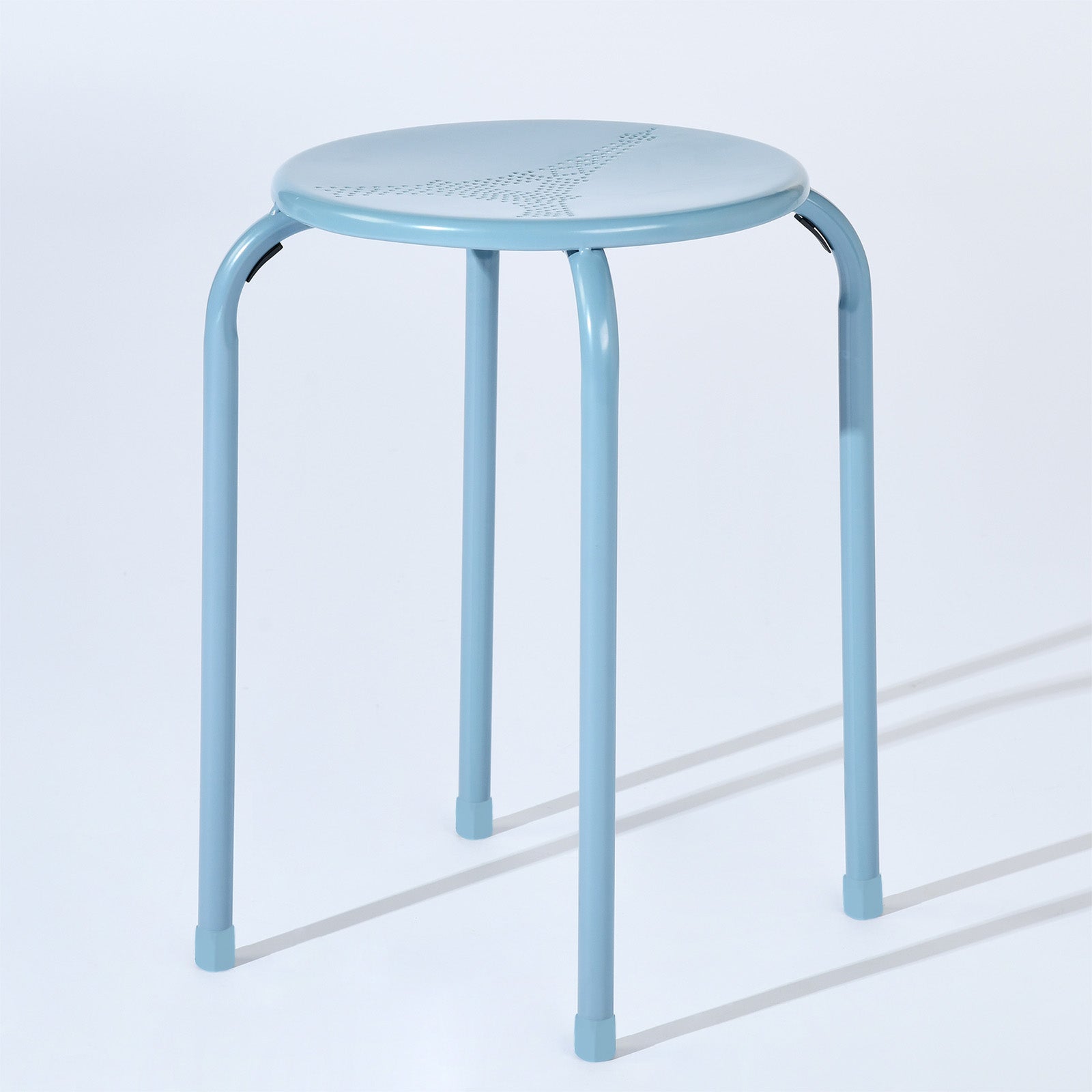 Lemoneiffel Modern Metal Stackable Stool-HOMY CASA